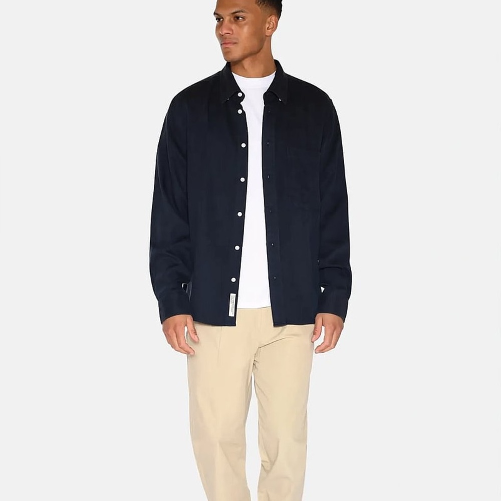 Minimum Pedro long sleeved button down shirt